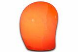 Free-Standing Polished Pink Manganoan Calcite - Fluorescent! #365837-1